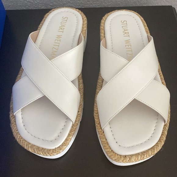 Stuart Weitzman Rosa Lift Slide - Picture 2 of 6